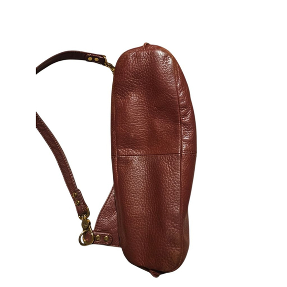 Hobo Brown Leather Shoulder Bag One Size - Picture 8 of 16